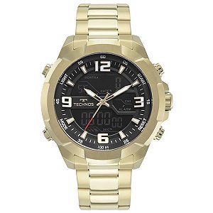 Relógio Technos Masculino Digitech Dourado BJK606AA/1P