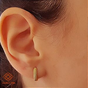 Brinco Argola Ouro 18k