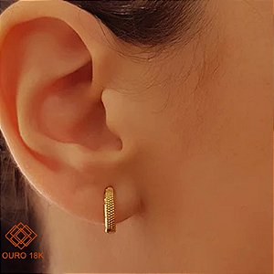 Brinco Argola Ouro 18k