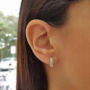 Brinco Argola Ouro 18k