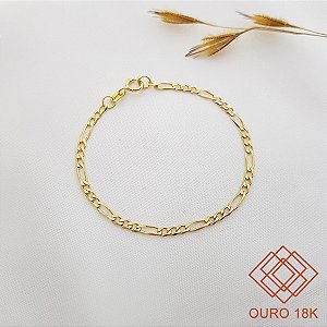 Pulseira Infantil Ouro 18k