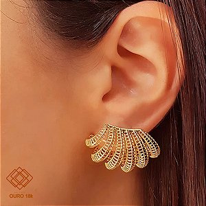 Brinco Filigrana Ouro 18k