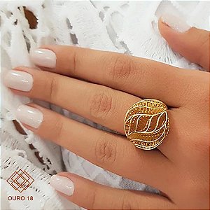 Anel Filigrana Ouro 18k