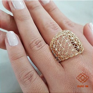 Anel Filigrana Ouro 18k