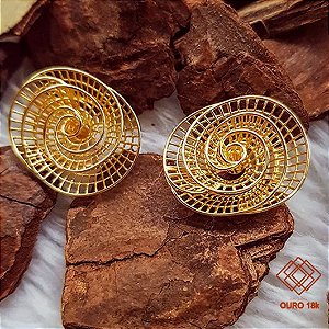 Brinco Filigrana Ouro 18k