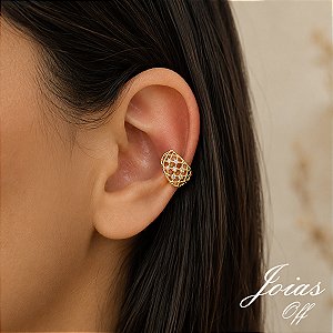 Piercing Encaixe Ouro 18k Zircônia