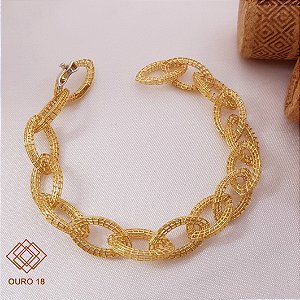 Pulseira Filigrana Ouro 18k