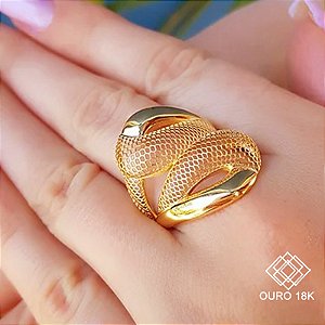 Anel Filigrana Ouro 18k