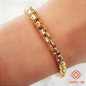 Pulseira Bold Milano Grossa em  Ouro 18k