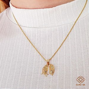 Pingente Pantera Diamantado Ouro 18k Zircônia