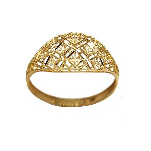 Anel Filigrana Ouro 18k