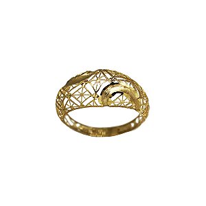 Anel Filigrana Ouro 18k