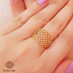 Anel Filigrana Ouro 18k