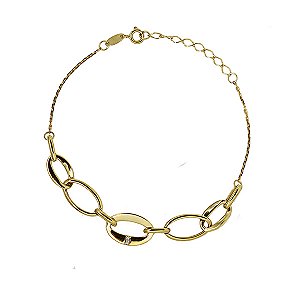 Pulseira Elos Ouro 18k Diamante