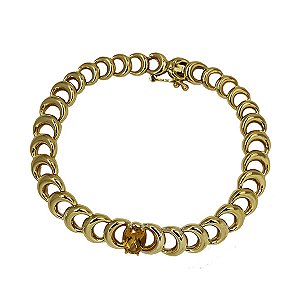Pulseira Elos Ouro 18k Citrino