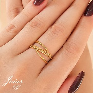 Anel Filigrana Ouro 18k
