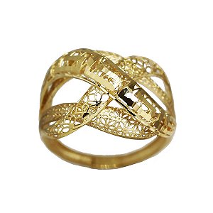Anel Filigrana Ouro 18k