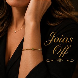 Bracelete Ouro 18k Tsavorita