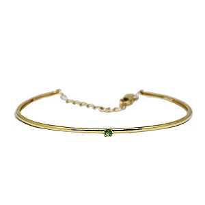 Bracelete Ouro 18k Tsavorita