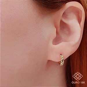 Brinco Argola Ouro 18k