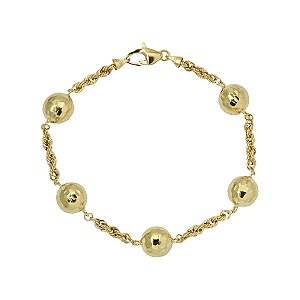 Pulseira Bold Esferas Ouro 18k