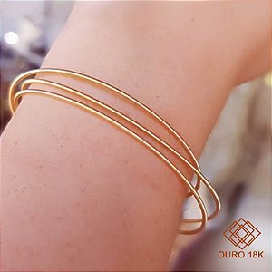 Pulseira/ GargantilhaCorda de Violão Ouro 18k