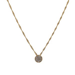 Kit Cordão Ouro 18k + Pingente Chuveiro Ouro 18k