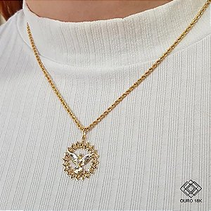 Pingente Espírito Santo Ouro 18k