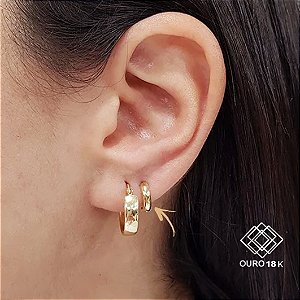 Brinco Argola Ouro 18k