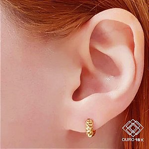 Brinco Argola Ouro 18k