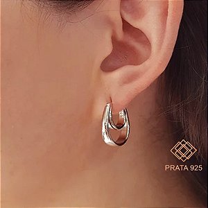 Brinco Argola Prata 925