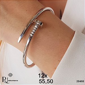 Bracelete Prego Prata 925