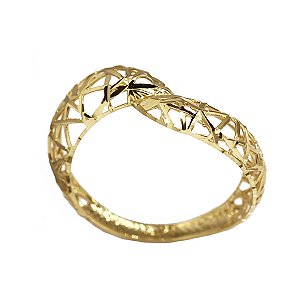 Anel Filigrana Ouro 18k