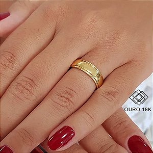 1 Aliança Casamento Ouro 18k