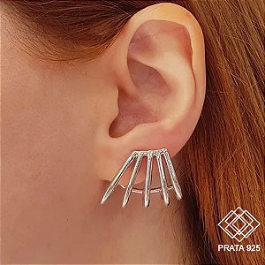Brinco Ear Cuff em Prata 925