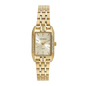 Relógio Feminino Dourado Mondaine