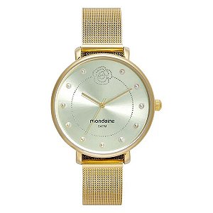 Relógio Feminino Dourado Mondaine