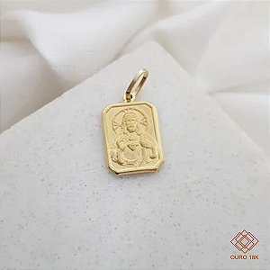 Pingente Escapulário Ouro 18k