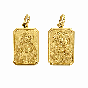 Pingente Escapulário Ouro 18k