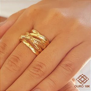 Anel Filigrana Ouro 18k