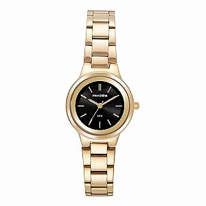 Relógio Feminino Clássico Dourado 99639LPMVDE3-L1/2