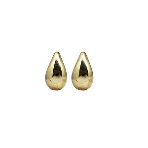 Brinco Argola Gota Bold Ouro 18k