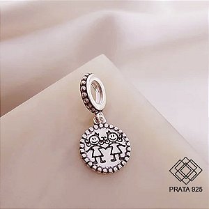 Pingente Meninas Prata 925