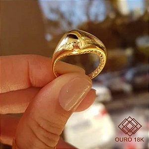 Anel Bold Ouro 18k