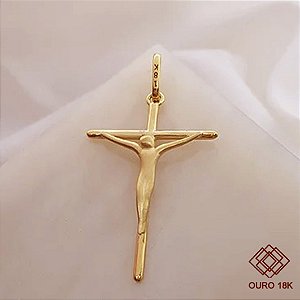 Pingente Cruz Ouro 18k