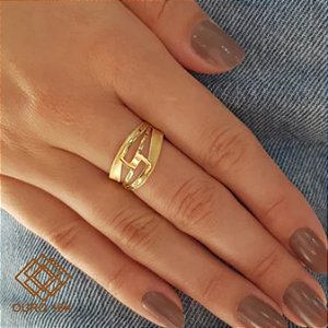 Anel Aros Ouro 18k