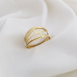 Anel Aros Ouro 18k - Coleção Essenza