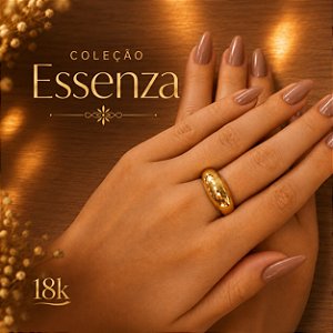 Anel Bold Ouro 18k - Coleção Essenza