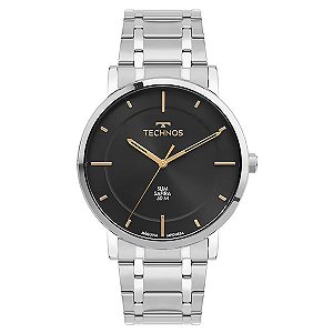 Relógio Technos Masculino Slim Prata GL32AY/1P