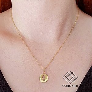 Pingente Menina Ouro 18k
